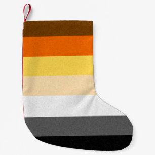 Petite Chaussette De Noël Drapeau de la fierté de l'ours gay