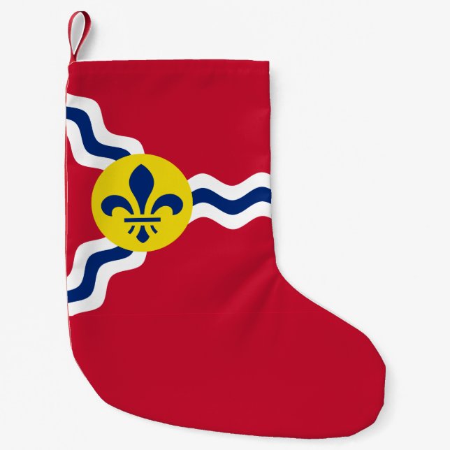 Petite Chaussette De Noël Drapeau de Saint-Louis, Missouri (Devant)