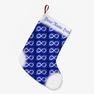 Petite Chaussette De Noël Drapeau fait sur commande Stockin de Metis de bas
