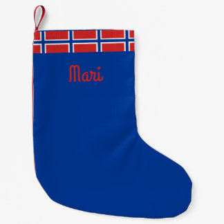 Petite Chaussette De Noël Drapeau norvégien Noël Stocker avec n'importe quel