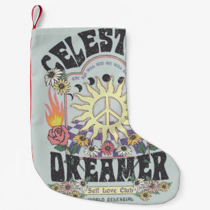 Petite Chaussette De Noël DREAMER CÉLESTIEL ROSE SOLEIL TSHIRT DESIGNhi grap