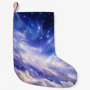 Petite Chaussette De Noël Dreamscape cosmique : Nebula scintillante et nuit 