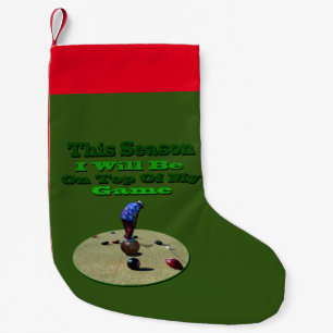 Petite Chaussette De Noël Drôle Bowles De Pelouse Se Trouvent Au-Dessus,