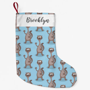 Petite Chaussette De Noël Drôle dessin animé en toile