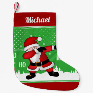 Petite Chaussette De Noël Drôle Père Noël Dabbing