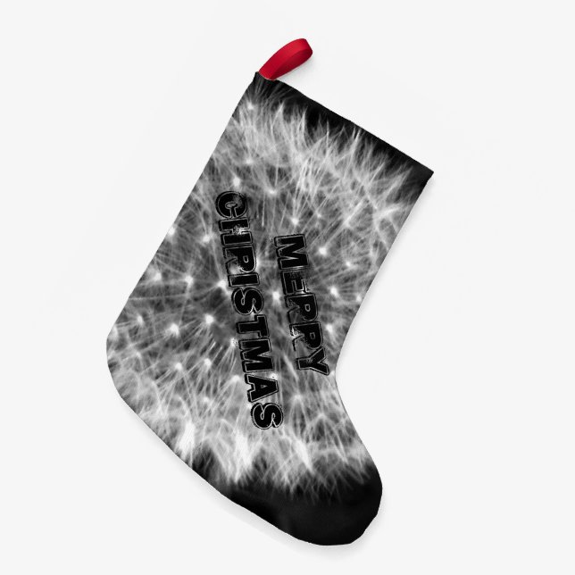 Petite Chaussette De Noël Duvet de pissenlit (Devant (Accrochage))