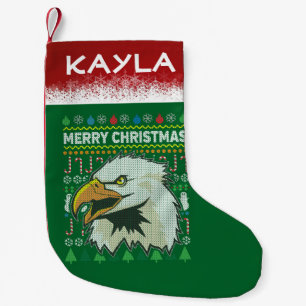 Petite Chaussette De Noël Eagle Ugly Christmas Sweat Wildlife Series