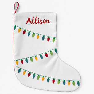 Petite Chaussette De Noël Éclairage de Noël