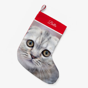 Petite Chaussette De Noël Écosse Plier Noël Stocker