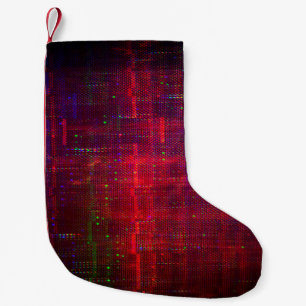 Petite Chaussette De Noël Écran de test abstrait