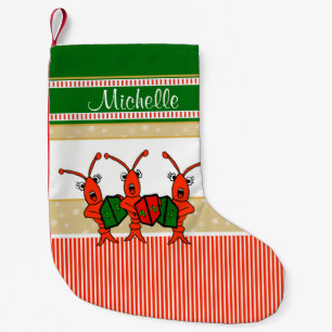 Petite Chaussette De Noël Écrevisses mignonnes de Caroling