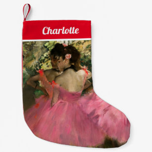 Petite Chaussette De Noël Edgar Degas - Danseuses en rose