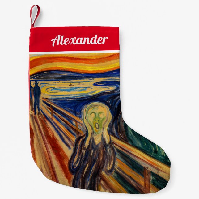 Petite Chaussette De Noël Edvard Munch - Le cri 1910 (Devant)