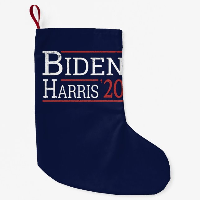 Petite Chaussette De Noël Election 2020 - Biden Harris I (Devant)