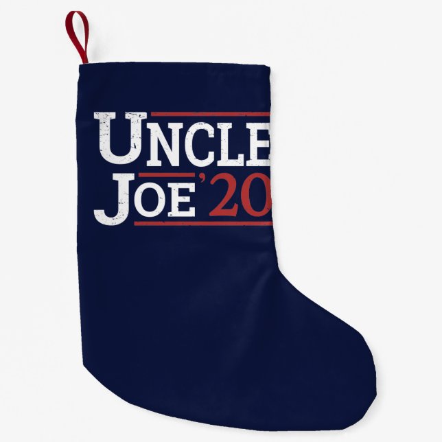 Petite Chaussette De Noël Élection 2020 - Oncle Joe (Devant)
