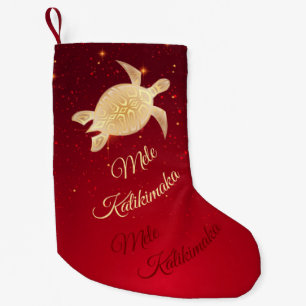 Petite Chaussette De Noël Élégant Noël hawaïen