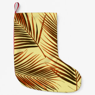 Petite Chaussette De Noël Elégant Palm Répéter conception Motif