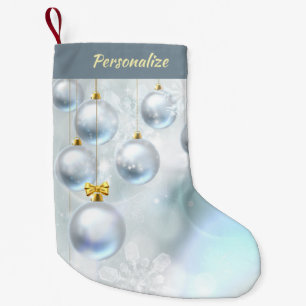 Petite Chaussette De Noël Élégants Noël Ornements Noël Fêtes de Noël