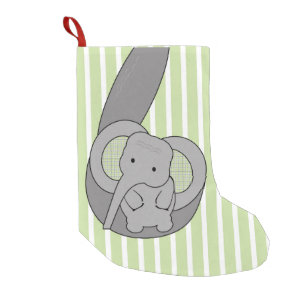 Petite Chaussette De Noël Éléphant de bébé