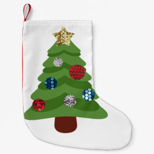 Petite Chaussette De Noël emoji noël arbre xmas stockage