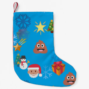Petite Chaussette De Noël emoji poop noël xmas stockage