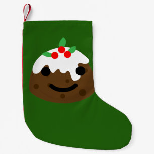 Petite Chaussette De Noël emoji pudding de Noël