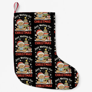 Petite Chaussette De Noël En Attente De Noël Gingerbread Lire Livre