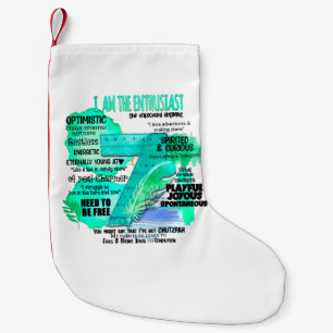 Petite Chaussette De Noël Enneagram Type 7 - Je Suis L'Enthousiaste