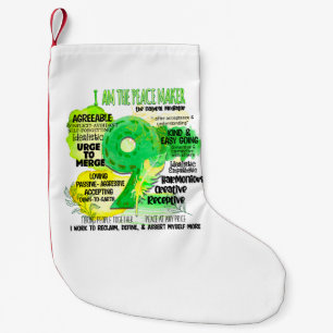 Petite Chaussette De Noël Enneagram Type 9 - Je Suis Le Maître De La Paix