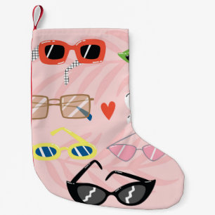 Petite Chaussette De Noël Ensemble de lunettes de soleil tendance dans un st