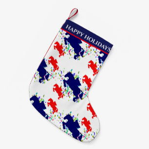 Petite Chaussette De Noël équestre
