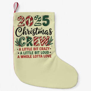 Petite Chaussette De Noël Équipage de Noël Famille Noël 2025 Suad assorti