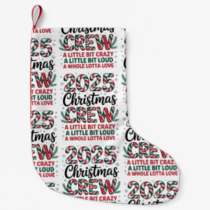 Petite Chaussette De Noël Équipe de Noël en famille 2025 Équipe de vacances
