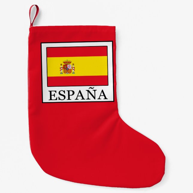 Petite Chaussette De Noël Espagne (Devant)