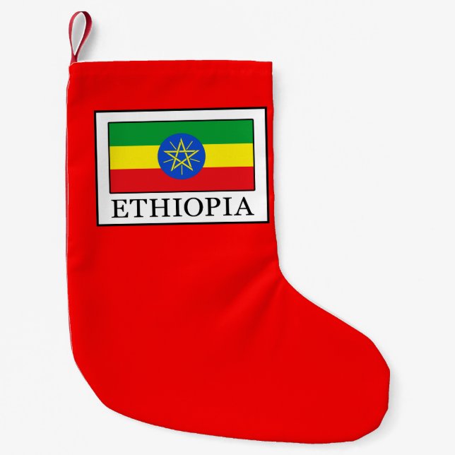 Petite Chaussette De Noël Éthiopie (Devant)