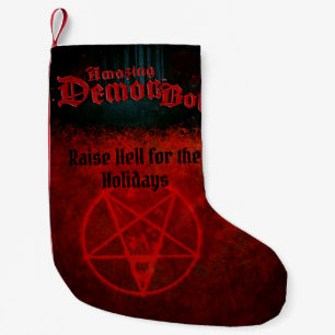 Petite Chaussette De Noël Extraordinaire Demon Boy Lever L'Enfer
