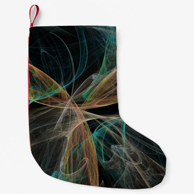 Petite Chaussette De Noël Fantaisie spatiale (Devant)