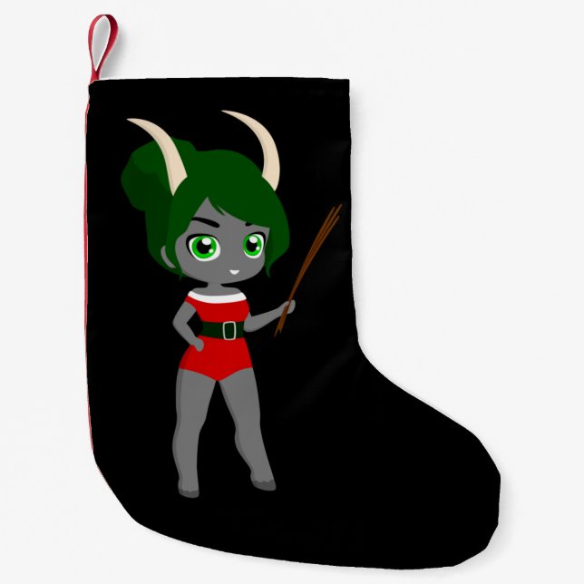 Petite Chaussette De Noël femelle krampus (Devant)