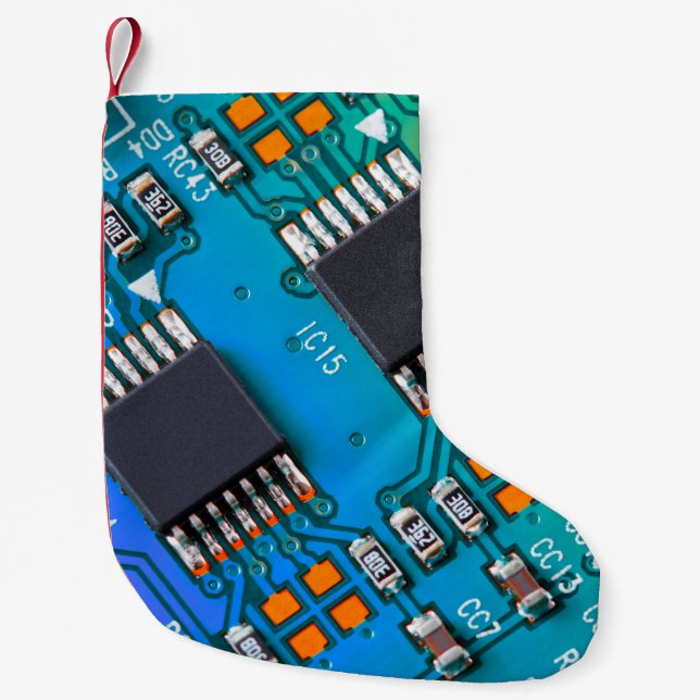 Petite Chaussette De Noël Fermeture de la carte de circuits électroniques. a (Devant)