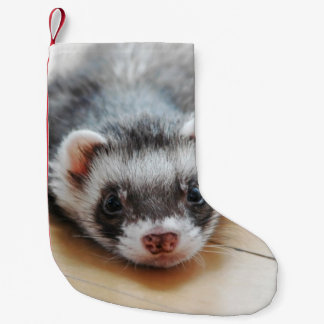 Petite Chaussette De Noël Ferret Cute Sable