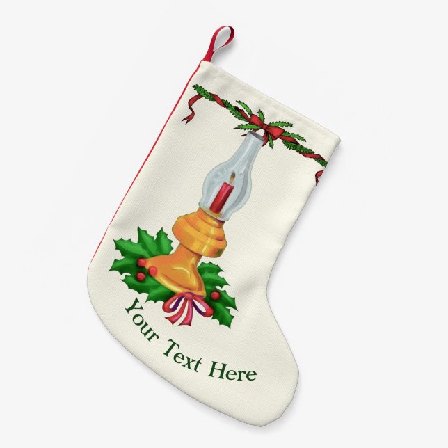 Petite Chaussette De Noël Festiva de vacances 2 (Devant (Accrochage))