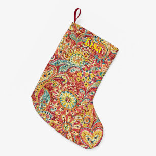 Petite Chaussette De Noël Fête de Noël colorée personnalisée