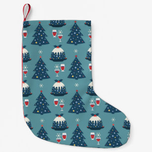 Petite Chaussette De Noël Fête de Noël Fancy Party vintage sans soudure