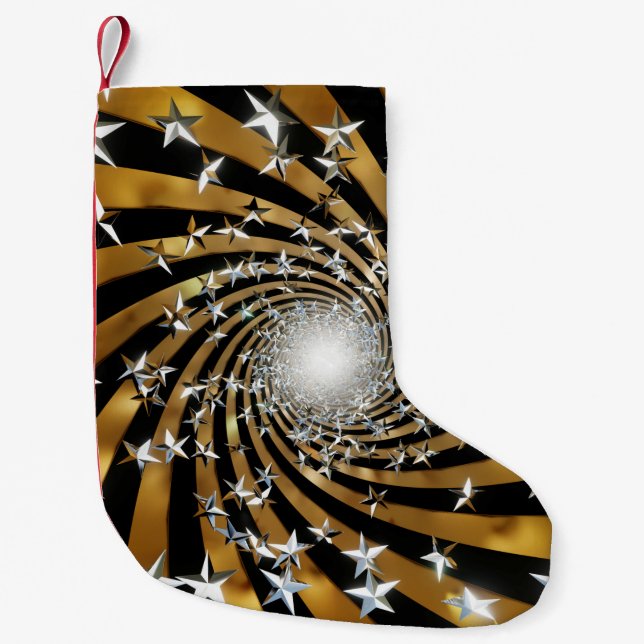 Petite Chaussette De Noël Fête et fête la scène (Devant)