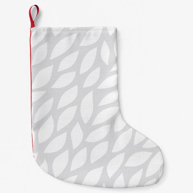Petite Chaussette De Noël feuille d'arbre (Devant)
