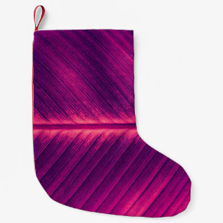 Petite Chaussette De Noël Feuille de palme Abstraite : Veine tonique