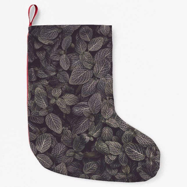 PETITE CHAUSSETTE DE NOËL FEUILLE VERT (Devant)
