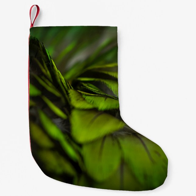 Petite Chaussette De Noël Feuille verte (Devant)
