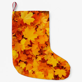 Petite Chaussette De Noël Feuilles d'automne feuillage feuilles d'automne