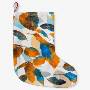 Petite Chaussette De Noël Feuilles Silhouette : aquarelle, PA sans fil numér